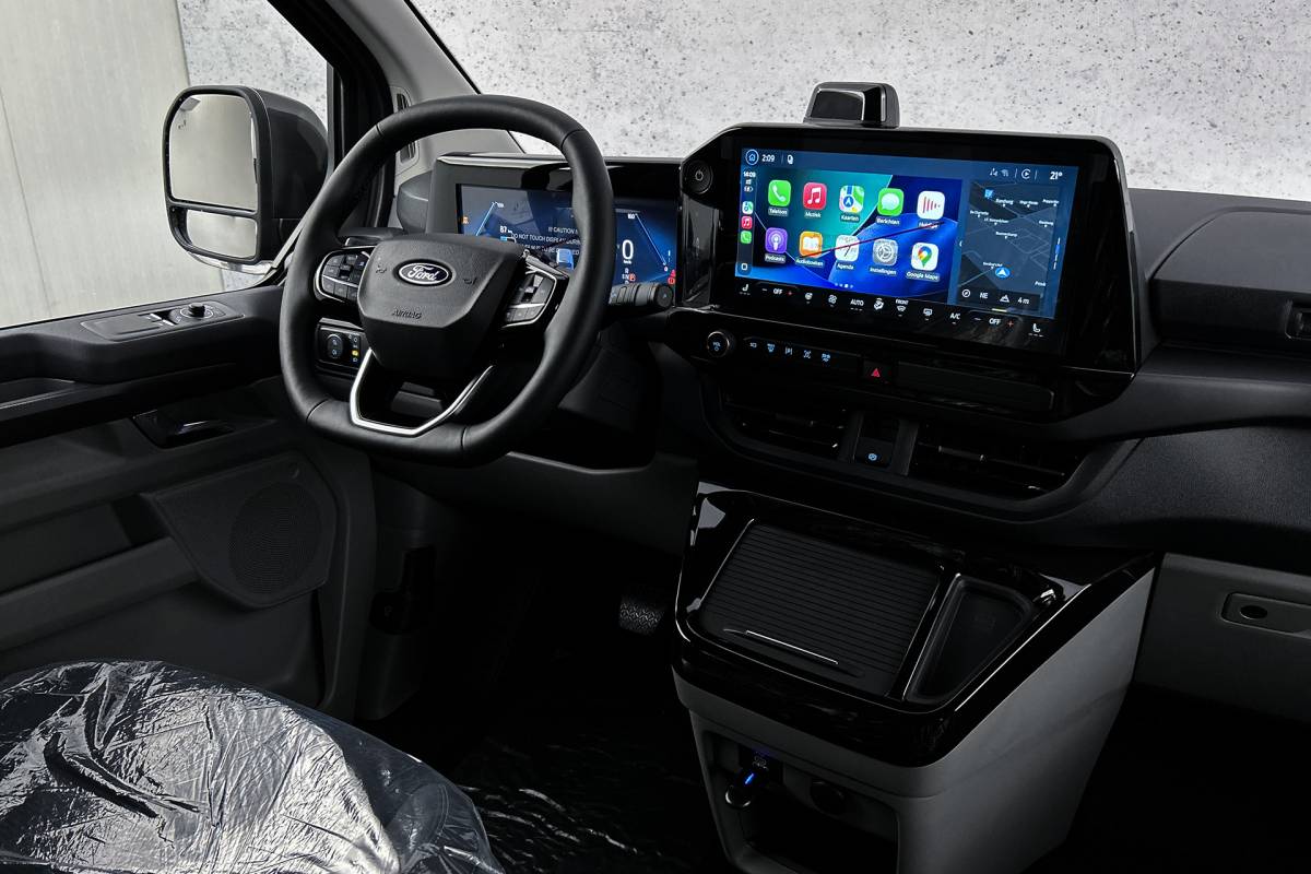 Ford  Ford E-Custom 340 L2 Sport | Dubbel cabine | 2x schuifdeur | adaptieve cruise control