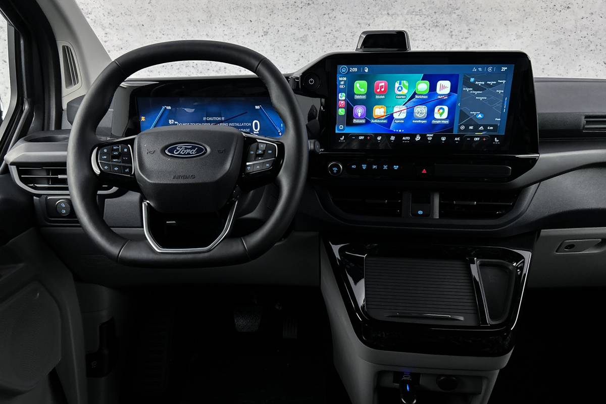 Ford  Ford E-Custom 340 L2 Sport | Dubbel cabine | 2x schuifdeur | adaptieve cruise control