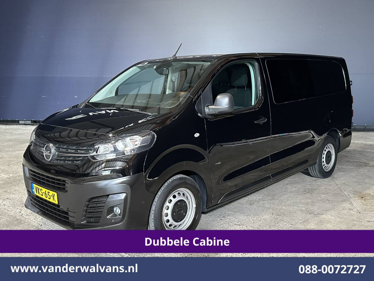 Opel Vivaro Opel Vivaro 2.0 CDTI 123pk Automaat L3H1 Dubbele Cabine Euro6 Airco | 5-Zits | Camera | Navigatie | Apple Carplay Cruisecontrol, Parkeersensoren