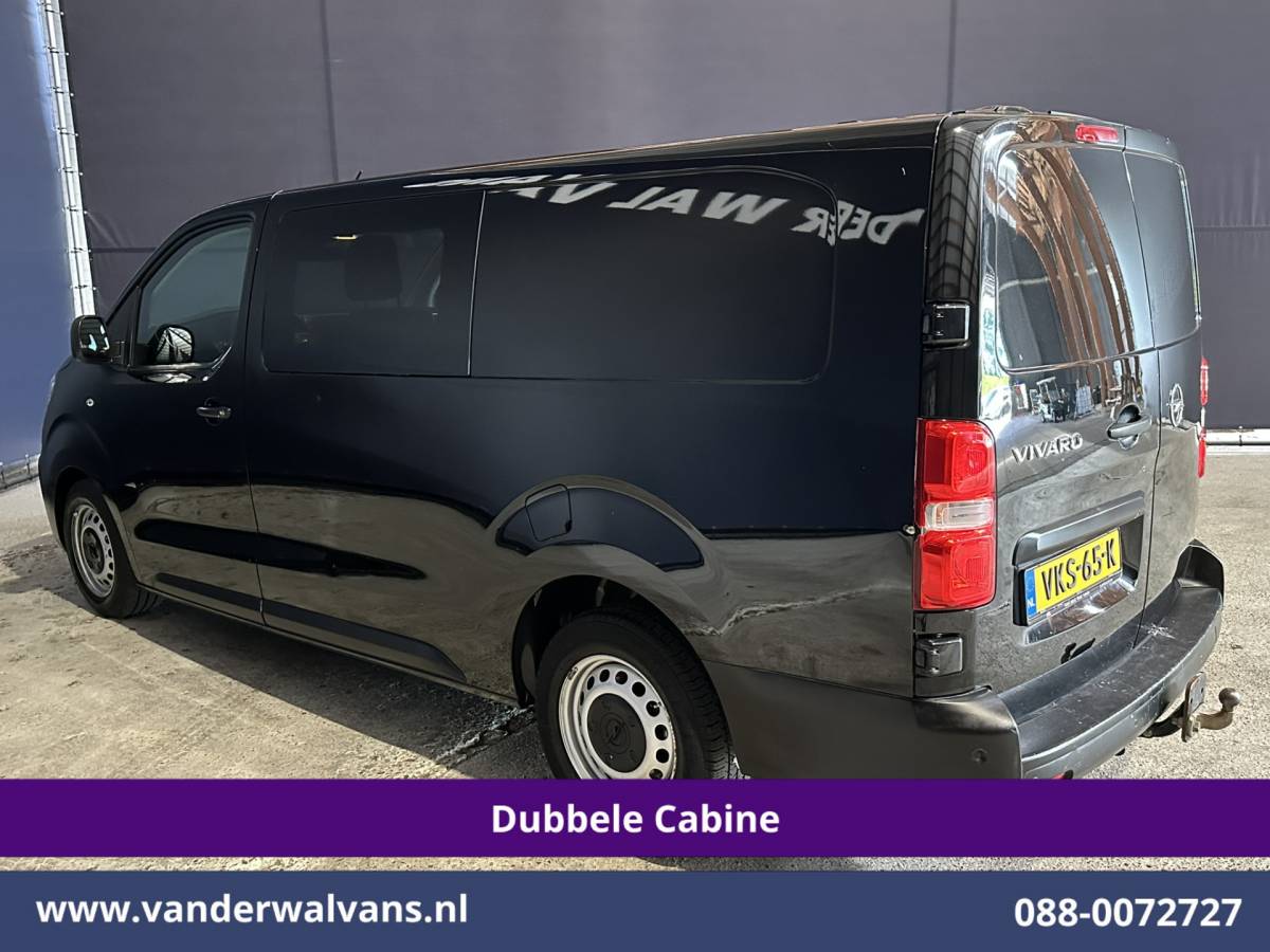 Opel Vivaro Opel Vivaro 2.0 CDTI 123pk Automaat L3H1 Dubbele Cabine Euro6 Airco | 5-Zits | Camera | Navigatie | Apple Carplay Cruisecontrol, Parkeersensoren