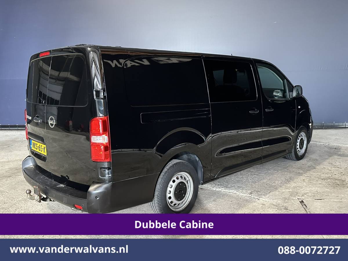 Opel Vivaro Opel Vivaro 2.0 CDTI 123pk Automaat L3H1 Dubbele Cabine Euro6 Airco | 5-Zits | Camera | Navigatie | Apple Carplay Cruisecontrol, Parkeersensoren
