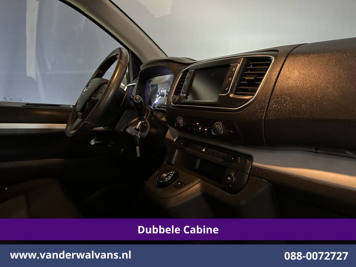 Opel Vivaro Opel Vivaro 2.0 CDTI 123pk Automaat L3H1 Dubbele Cabine Euro6 Airco | 5-Zits | Camera | Navigatie | Apple Carplay Cruisecontrol, Parkeersensoren