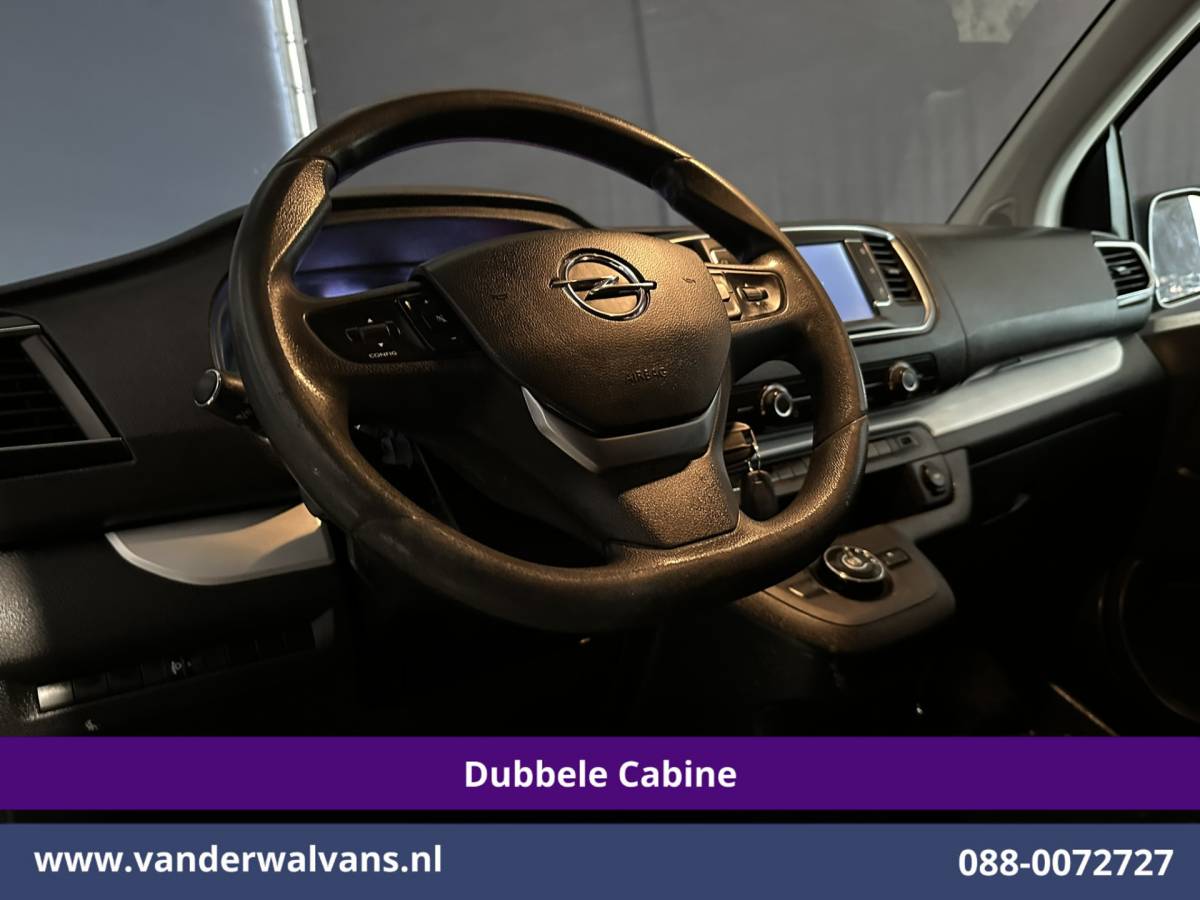Opel Vivaro Opel Vivaro 2.0 CDTI 123pk Automaat L3H1 Dubbele Cabine Euro6 Airco | 5-Zits | Camera | Navigatie | Apple Carplay Cruisecontrol, Parkeersensoren