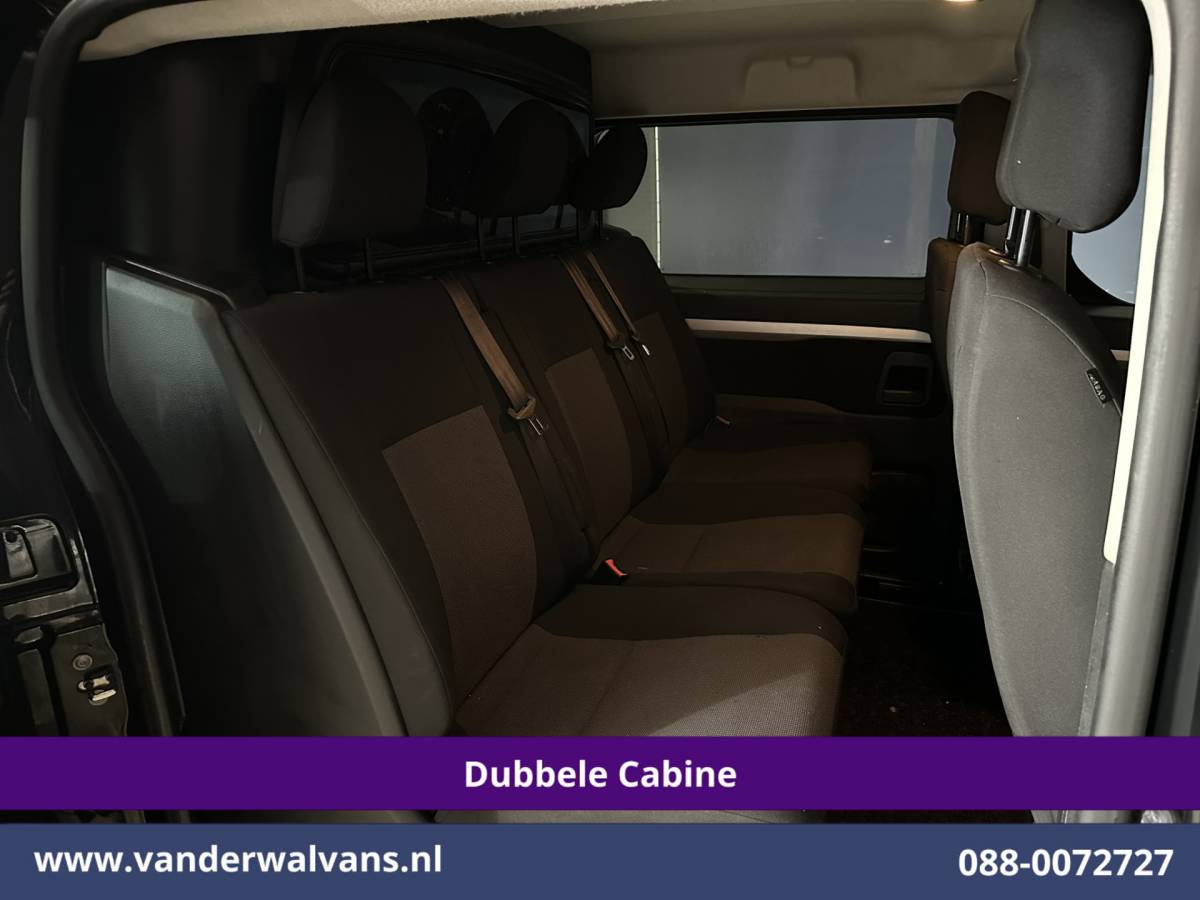 Opel Vivaro Opel Vivaro 2.0 CDTI 123pk Automaat L3H1 Dubbele Cabine Euro6 Airco | 5-Zits | Camera | Navigatie | Apple Carplay Cruisecontrol, Parkeersensoren