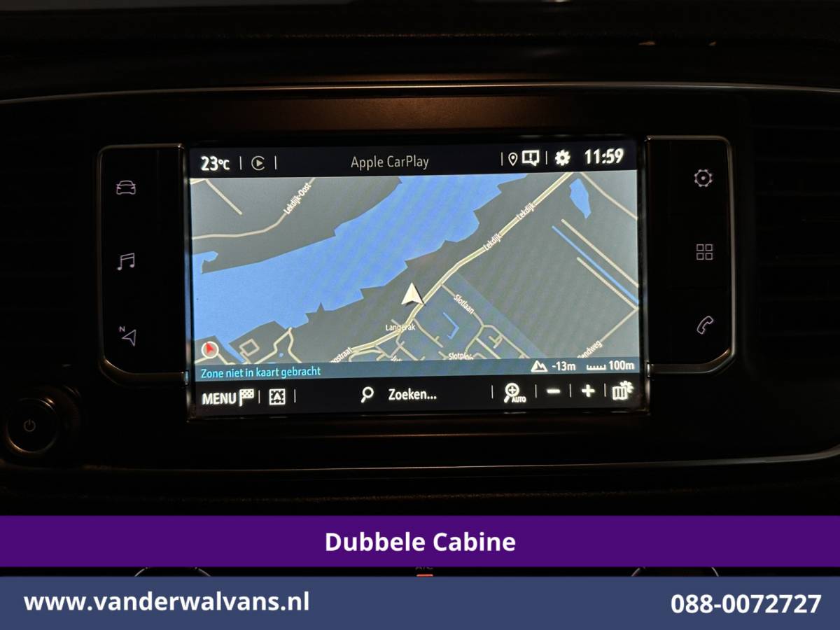 Opel Vivaro Opel Vivaro 2.0 CDTI 123pk Automaat L3H1 Dubbele Cabine Euro6 Airco | 5-Zits | Camera | Navigatie | Apple Carplay Cruisecontrol, Parkeersensoren