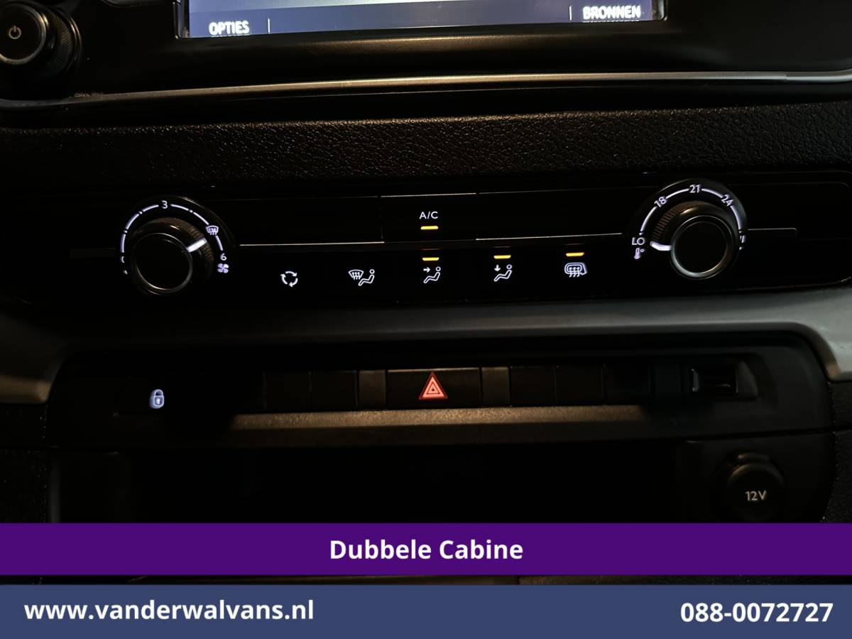 Opel Vivaro Opel Vivaro 2.0 CDTI 123pk Automaat L3H1 Dubbele Cabine Euro6 Airco | 5-Zits | Camera | Navigatie | Apple Carplay Cruisecontrol, Parkeersensoren