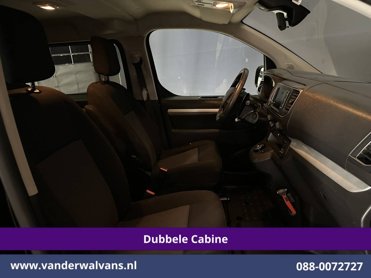 Opel Vivaro Opel Vivaro 2.0 CDTI 123pk Automaat L3H1 Dubbele Cabine Euro6 Airco | 5-Zits | Camera | Navigatie | Apple Carplay Cruisecontrol, Parkeersensoren