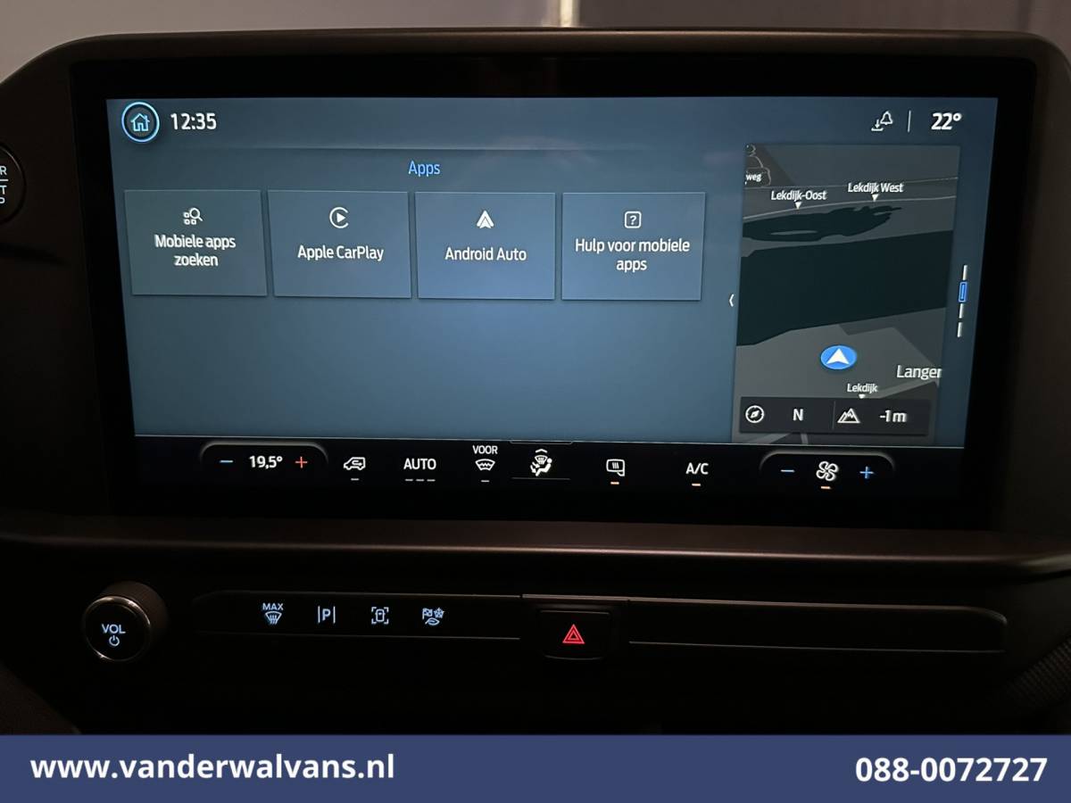 Ford Transit Custom Ford Transit Custom 2.0 TDCI 136pk L2H1 Euro6 Airco | Camera | Navigatie | Apple Carplay | LED | Cruisecontrol Android Auto, 2800kg trekhaak, Parkeersensoren, Verwarmde voorruit, Bijrijdersbank