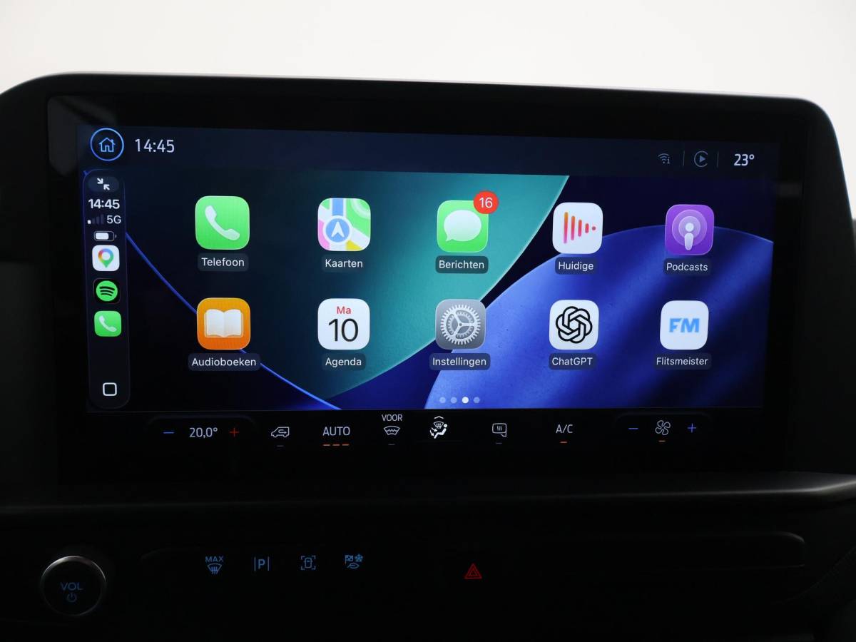 Ford Transit Custom Ford Transit Custom 300 2.0 TDCI L2H1 6-PERS DUBBEL CAB. + TREKHAAK | CARPLAY | CAMERA