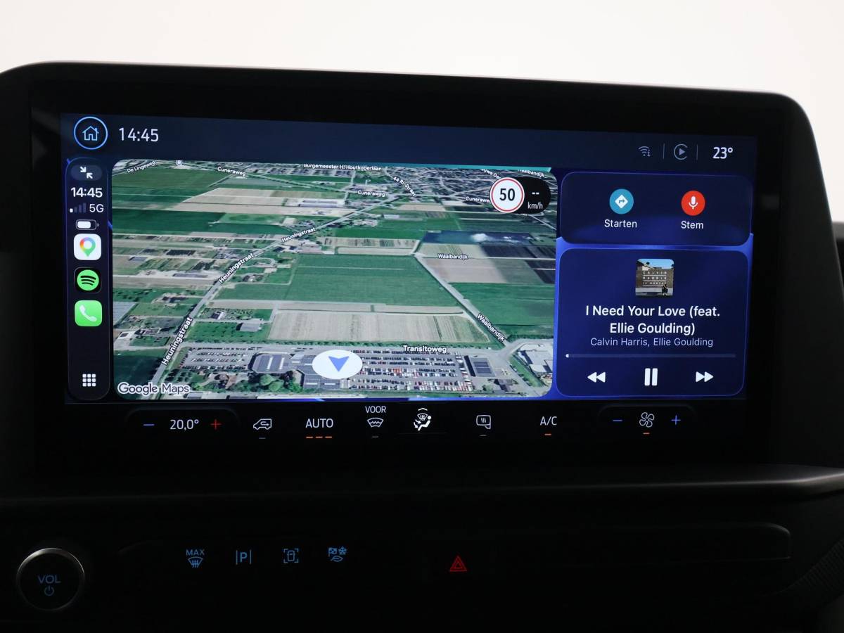 Ford Transit Custom Ford Transit Custom 300 2.0 TDCI L2H1 6-PERS DUBBEL CAB. + TREKHAAK | CARPLAY | CAMERA