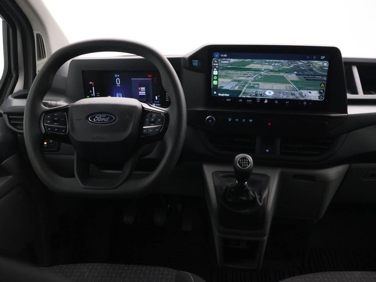 Ford Transit Custom Ford Transit Custom 300 2.0 TDCI L2H1 6-PERS DUBBEL CAB. + TREKHAAK | CARPLAY | CAMERA