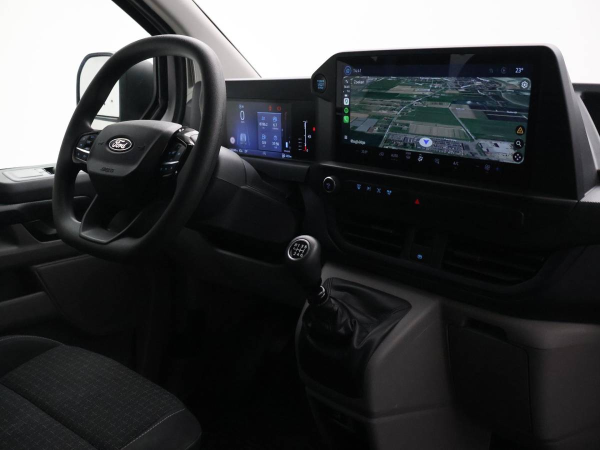 Ford Transit Custom Ford Transit Custom 300 2.0 TDCI L2H1 6-PERS DUBBEL CAB. + TREKHAAK | CARPLAY | CAMERA
