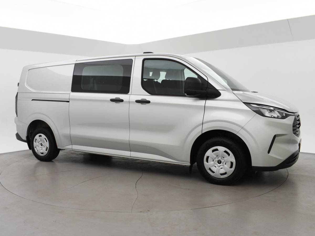 Ford Transit Custom Ford Transit Custom 300 2.0 TDCI L2H1 6-PERS DUBBEL CAB. + TREKHAAK | CARPLAY | CAMERA