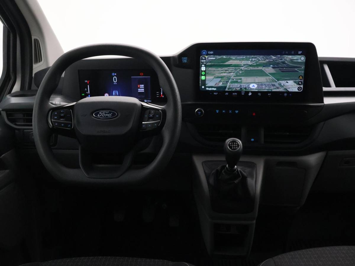 Ford Transit Custom Ford Transit Custom 300 2.0 TDCI L2H1 6-PERS DUBBEL CAB. + TREKHAAK | CARPLAY | CAMERA