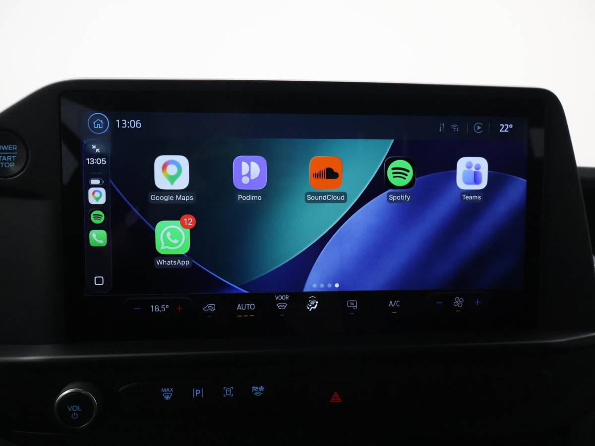 Ford Transit Custom Ford Transit Custom 300 2.0 TDCI L2H1 6-PERS DUBBEL CAB. + TREKHAAK | CARPLAY | CAMERA