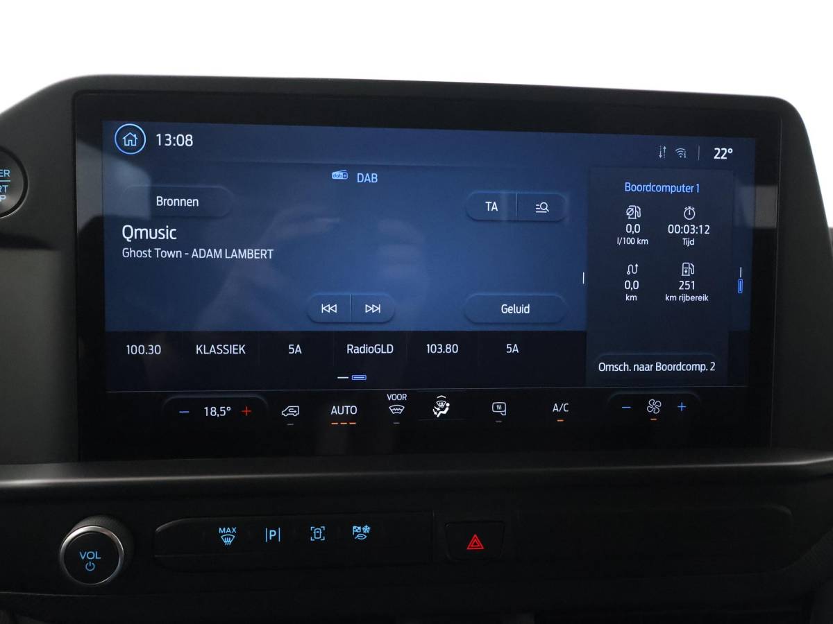 Ford Transit Custom Ford Transit Custom 300 2.0 TDCI L2H1 6-PERS DUBBEL CAB. + TREKHAAK | CARPLAY | CAMERA