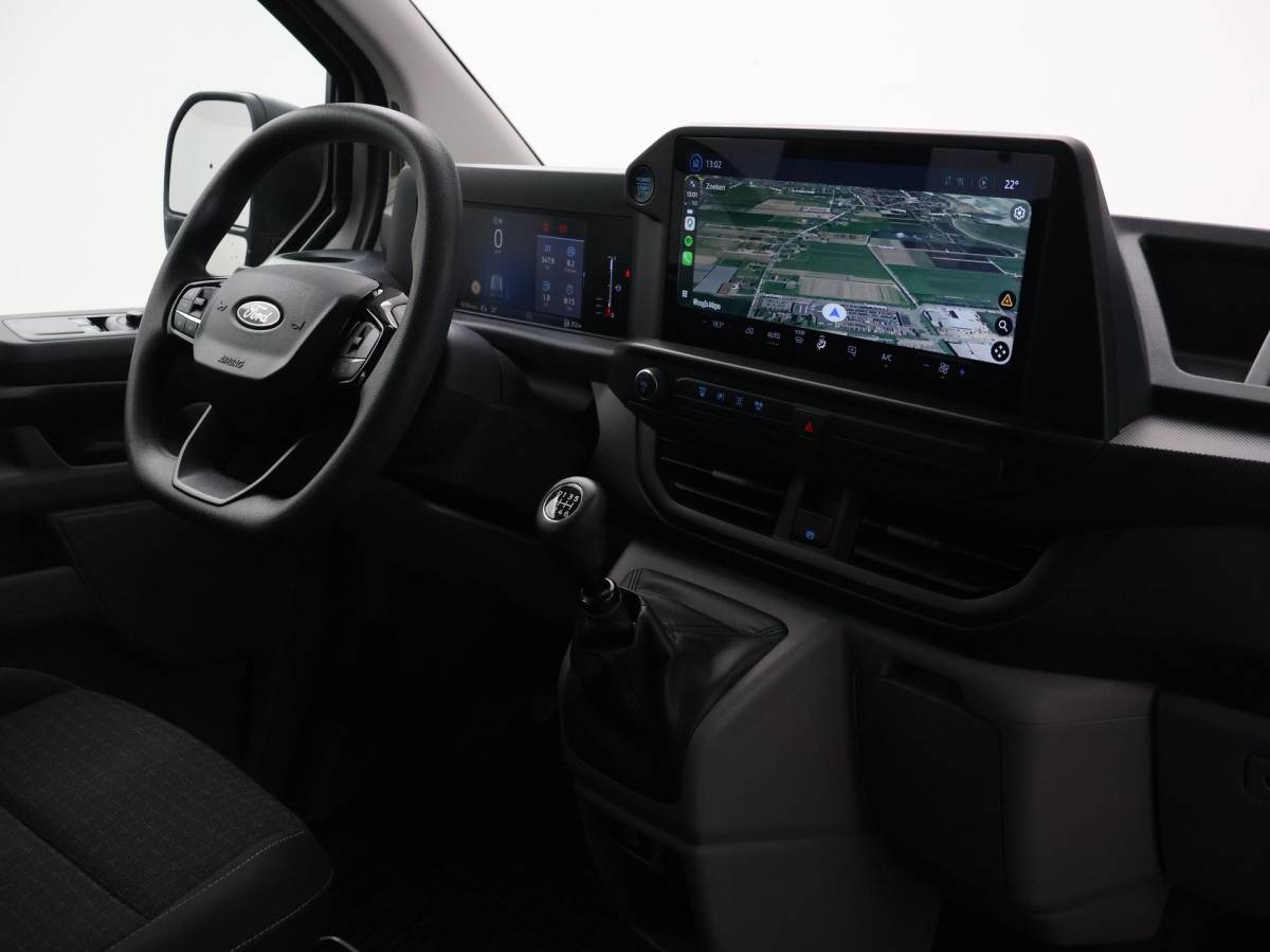 Ford Transit Custom Ford Transit Custom 300 2.0 TDCI L2H1 6-PERS DUBBEL CAB. + TREKHAAK | CARPLAY | CAMERA