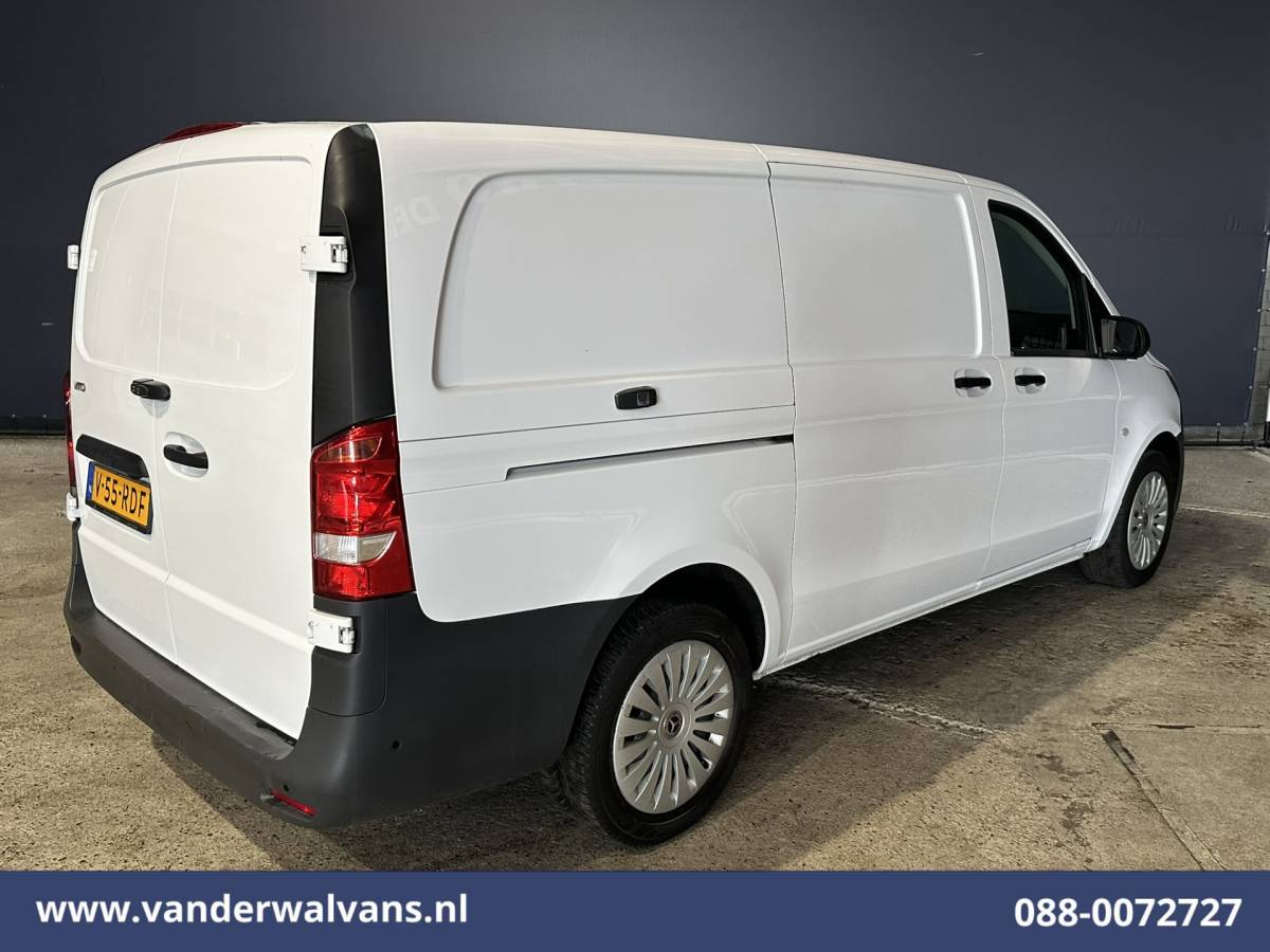 Mercedes-Benz Vito Mercedes-Benz Vito 116 CDI 164pk L2H1 2025 MODEL Euro6 Airco | Camera | Navigatie | Adaptieve Cruisecontrol Stoelverwarming, Parkeersensoren, Bijrijdersbank