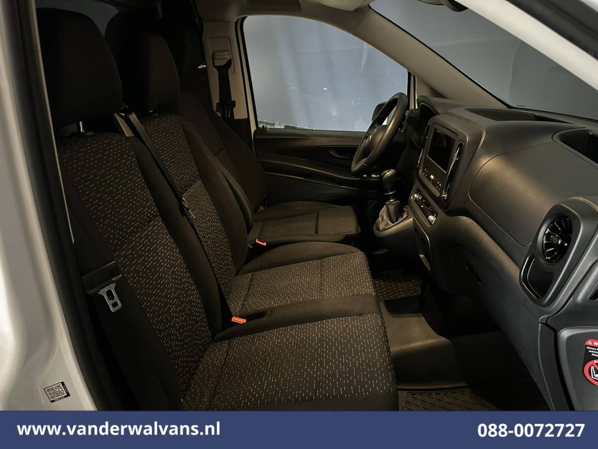 Mercedes-Benz Vito Mercedes-Benz Vito 116 CDI 164pk L2H1 2025 MODEL Euro6 Airco | Camera | Navigatie | Adaptieve Cruisecontrol Stoelverwarming, Parkeersensoren, Bijrijdersbank