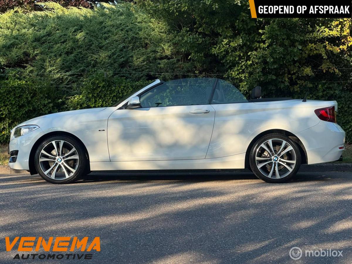 BMW 2 Serie BMW 220i Cabrio Sport Executive|1e Eigenaar|Xenon|LED|6-bak