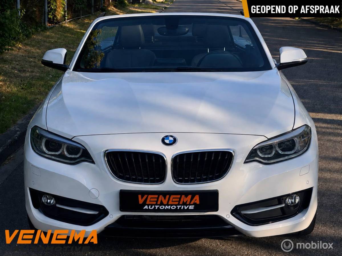 BMW 2 Serie BMW 220i Cabrio Sport Executive|1e Eigenaar|Xenon|LED|6-bak