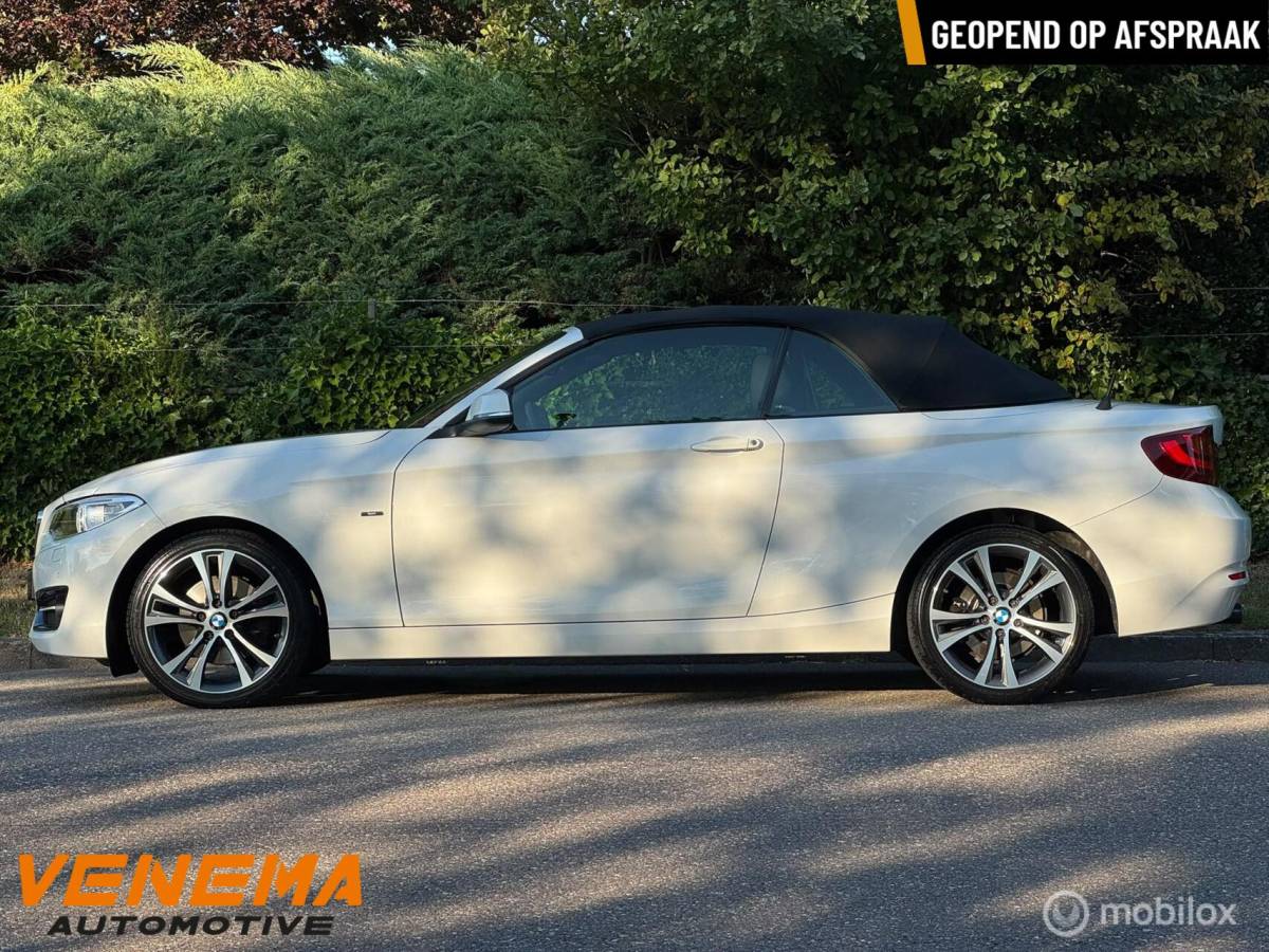 BMW 2 Serie BMW 220i Cabrio Sport Executive|1e Eigenaar|Xenon|LED|6-bak