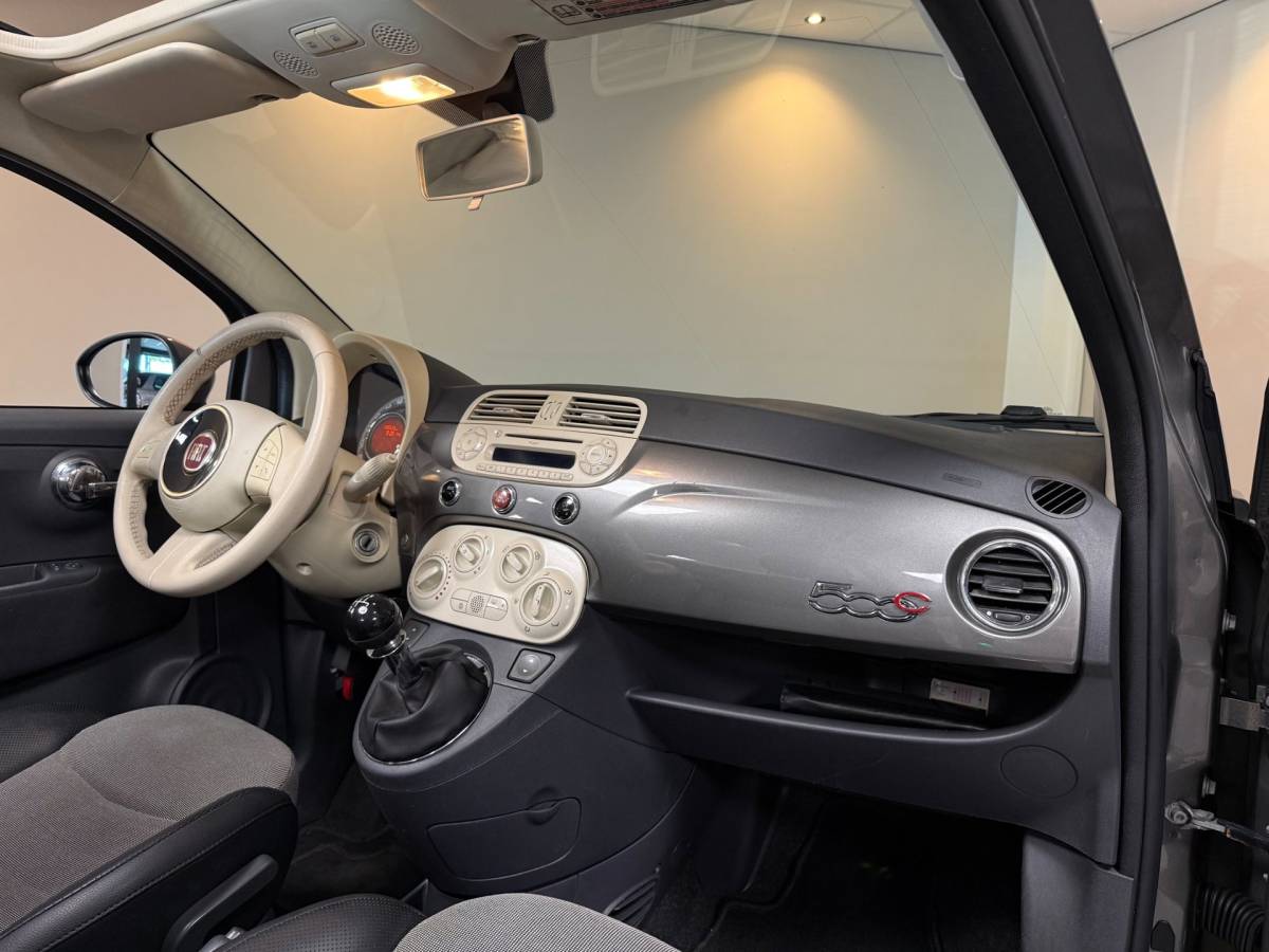 Fiat 500C Fiat 500 C 0.9 TwinAir Lounge *Cabrio* Airco|PDC|NAP|Isofix|BT|16”|APK 2027!
