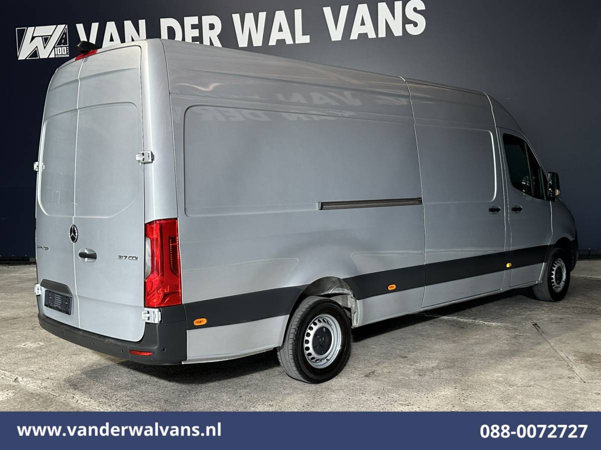 Mercedes-Benz Sprinter Mercedes-Benz Sprinter 317 CDI 170pk L3H2 Euro6 Airco | Camera | Navigatie | Cruisecontrol Parkeersensoren, Bijrijdersbank