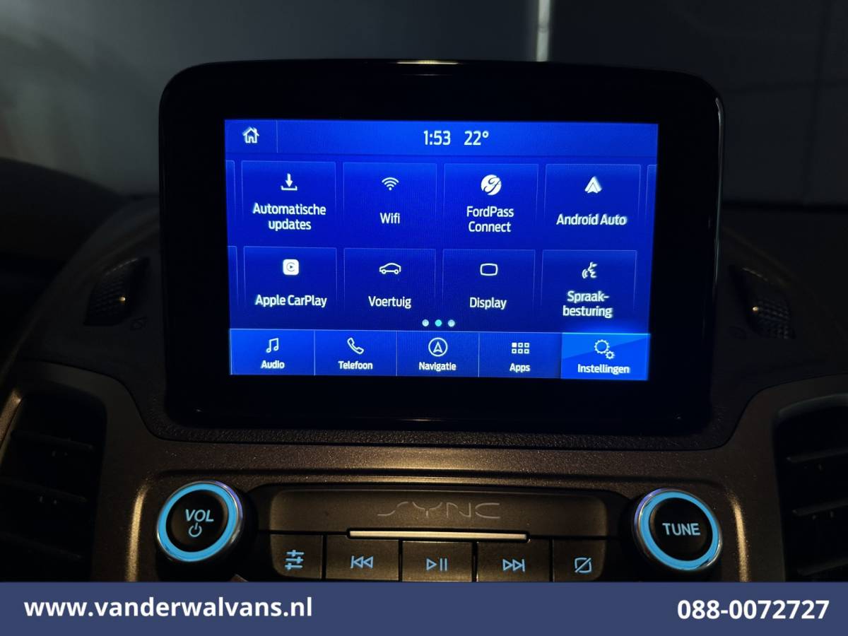 Ford Transit Connect Ford Transit Connect 2.0 EcoBlue 100pk L2H1 Euro6 Airco | Camera | Navigatie | Apple Carplay | LM Velgen Android Auto, Cruisecontrol, Verwarmde voorruit, Stoelverwarming, Parkeersensoren
