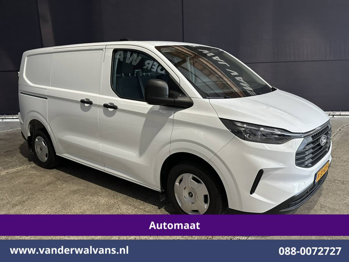 Ford Transit Custom Ford Transit Custom 2.0 TDCI 136pk Automaat L1H1 Euro6 Airco | Camera | Apple Carplay | Cruisecontrol | LED | 2740kg trekhaak Android Auto, Parkeersensoren, Verwarmde voorruit, Bijrijdersbank