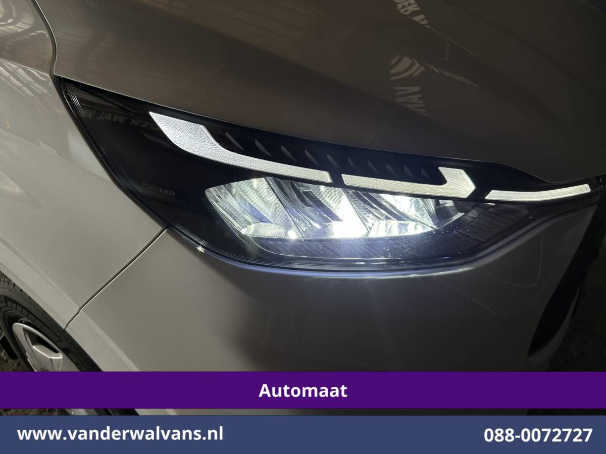 Ford Transit Custom Ford Transit Custom 2.0 TDCI 136pk Automaat L1H1 Euro6 Airco | Camera | Apple Carplay | Cruisecontrol | LED | 2740kg trekhaak Android Auto, Parkeersensoren, Verwarmde voorruit, Bijrijdersbank