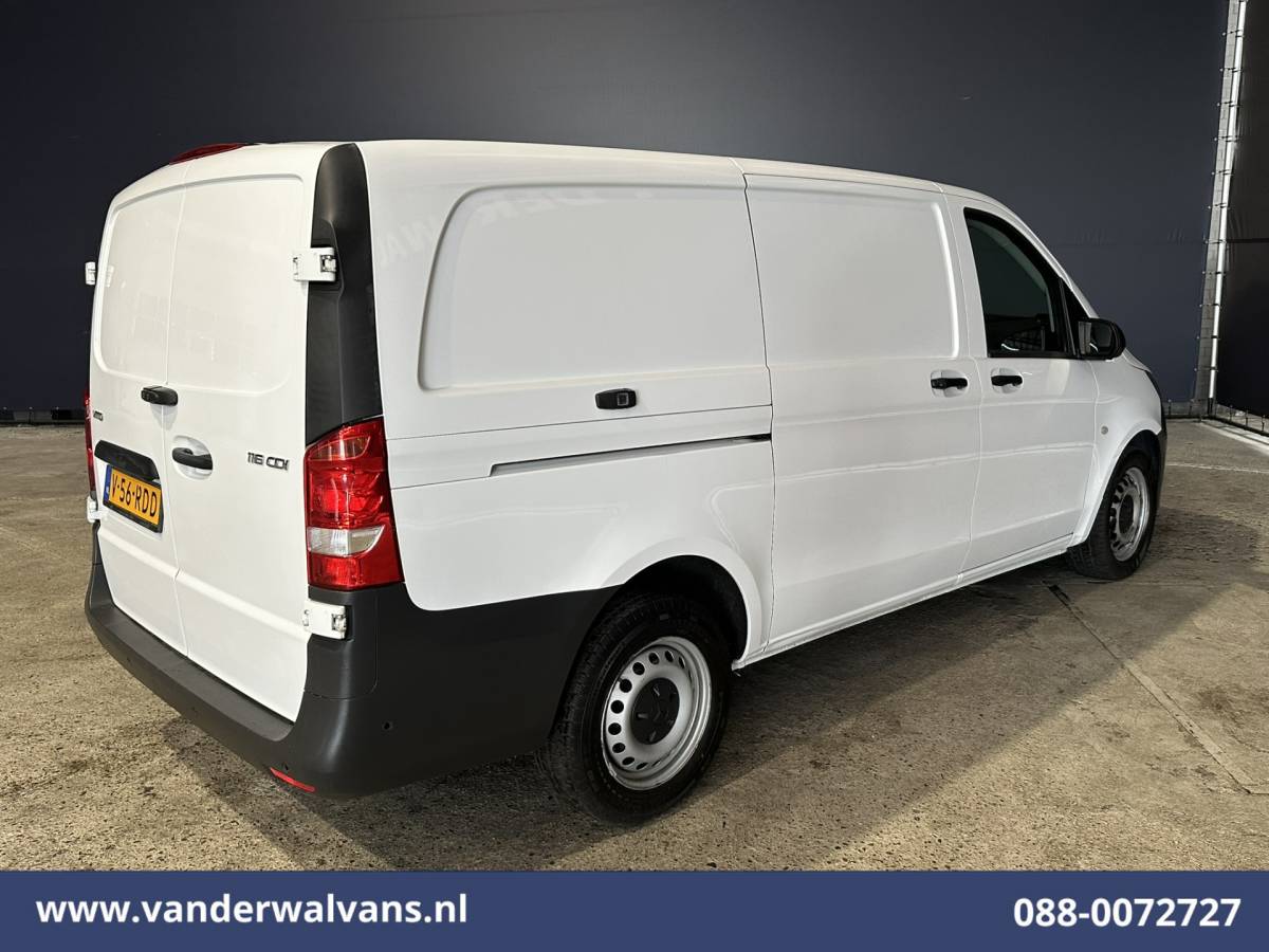 Mercedes-Benz Vito Mercedes-Benz Vito 116 CDI 164pk L2H1 Euro6 Airco | Camera | Navigatie | Apple Carplay | Cruisecontrol Android Auto, Stoelverwarming, Parkeersensoren, Bijrijdersbank