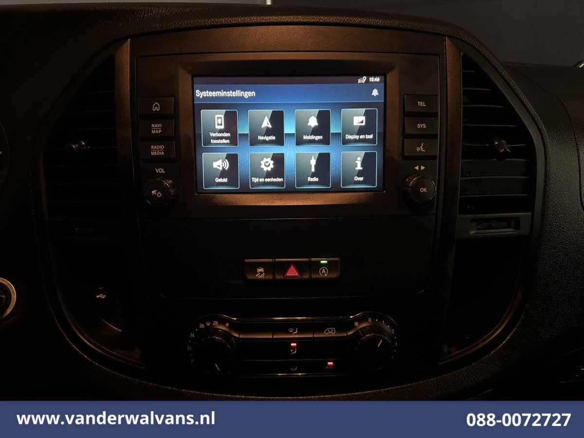 Mercedes-Benz Vito Mercedes-Benz Vito 116 CDI 164pk L2H1 Euro6 Airco | Camera | Navigatie | Apple Carplay | Cruisecontrol Android Auto, Stoelverwarming, Parkeersensoren, Bijrijdersbank