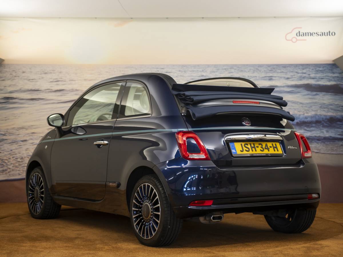 Fiat 500 Fiat 500 1.2 Riva, Cabriolet, Beats, Nav, Clima, nwe distributieriem!