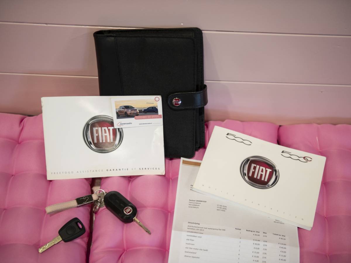Fiat 500 Fiat 500 1.2 Riva, Cabriolet, Beats, Nav, Clima, nwe distributieriem!