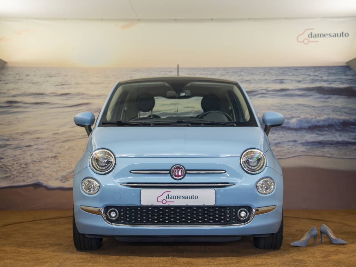 Fiat 500 Fiat 500 1.2 Lounge Babyblauw, incl garantie