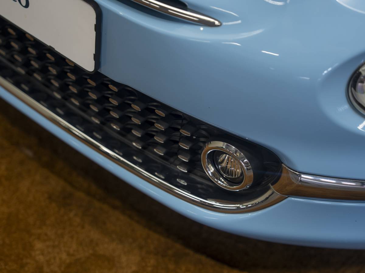Fiat 500 Fiat 500 1.2 Lounge Babyblauw, incl garantie