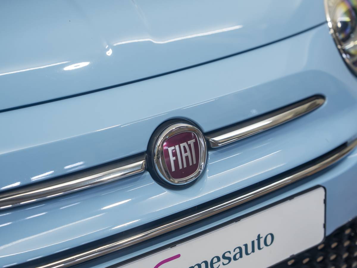 Fiat 500 Fiat 500 1.2 Lounge Babyblauw, incl garantie