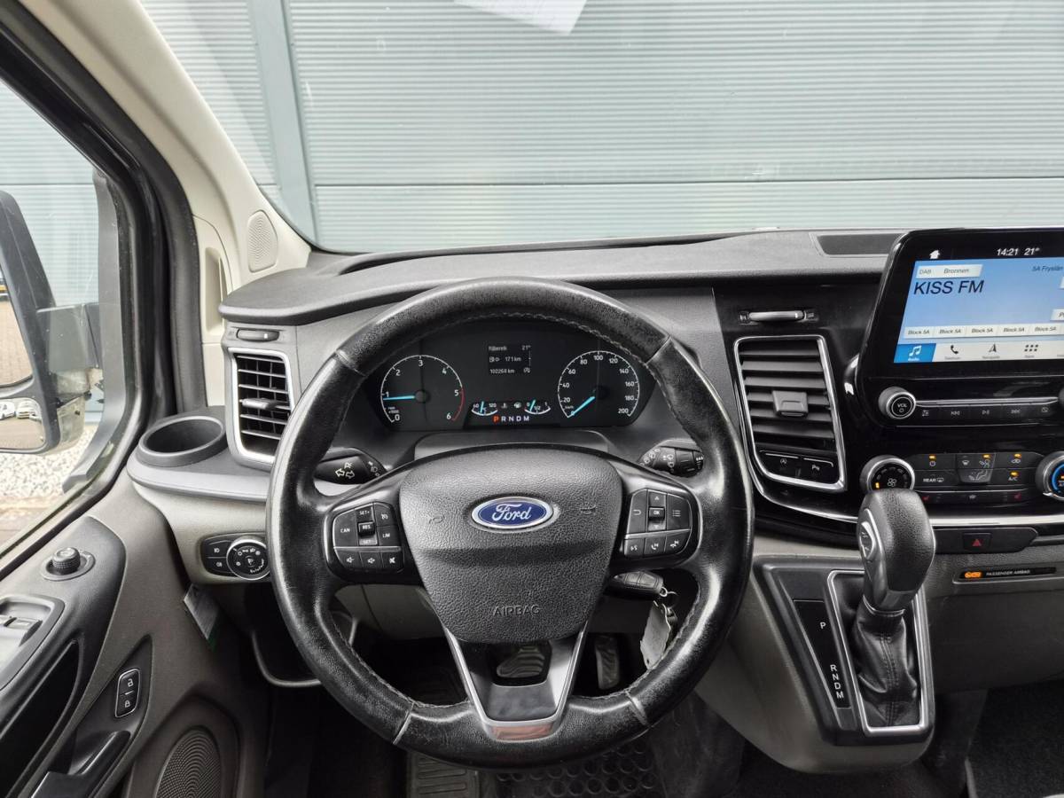 Ford Transit Custom Ford Transit Custom 2.0 TDCI L1H1 DC Leer navi 130 Pk automaat Marge