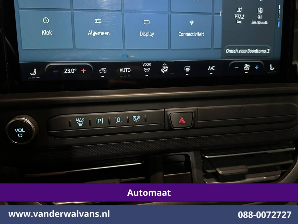 Ford Transit Custom Ford Transit Custom 2.0 TDCI 136pk Automaat L1H1 Euro6 Airco | Camera | Navigatie | LED | LM Velgen | Apple Carplay Android Auto, Stoelverwarming, Verwarmde voorruit, Parkeersensoren, Bijrijdersbank