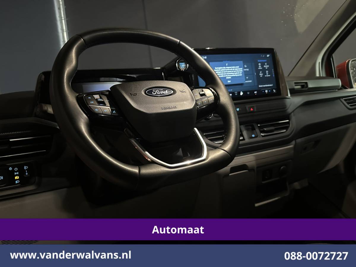 Ford Transit Custom Ford Transit Custom 2.0 TDCI 136pk Automaat L1H1 Euro6 Airco | Camera | Navigatie | LED | LM Velgen | Apple Carplay Android Auto, Stoelverwarming, Verwarmde voorruit, Parkeersensoren, Bijrijdersbank