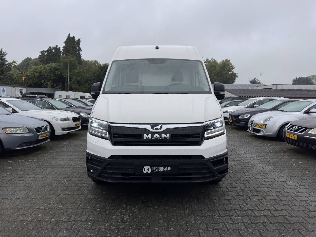 MAN eTGE Man eTGE Basis 36 kWh L3 H3 (2-Fase) {Soh-86%} Aut. *HEATPUMP | NAVI-FULLMAP | AIRCO | CRUISE | CAMERA | HEATED-ERGO-SEATS | PDC | DAB | WIFI | FULL-LED | CCS-FASTLOADER | 18″ALU*