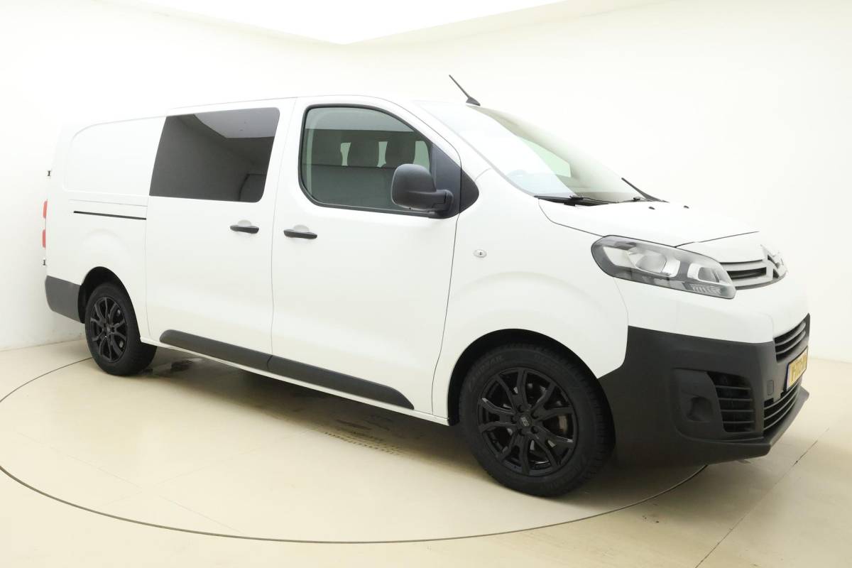 Citroën Jumpy Citroen Jumpy 2.0 BlueHDI 120pk HDI Dubbel Cabine | 6-Zits | Airco | Trekhaak | Lichtmetalen velgen | Cruise control | Airco | Laadruimte betimmerd | Parkeersensoren