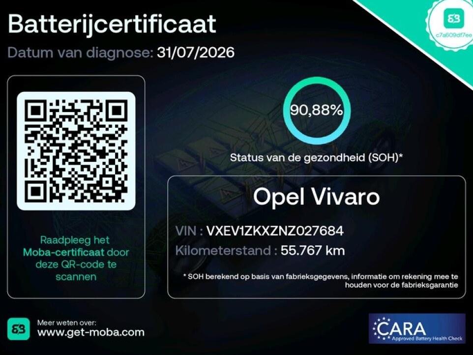 Opel Vivaro-e Opel Vivaro-e L3H1 LANG Edition 50 kWh DHL