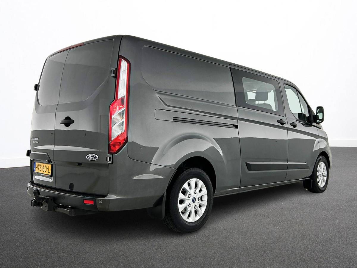 Ford Transit Custom Ford Transit Custom 300 2.0 TDCI Automaat L2H1 Trend Dubbele Cabine Airco Navigatie Cruisecontrol Camera PDCVA Trekhaak