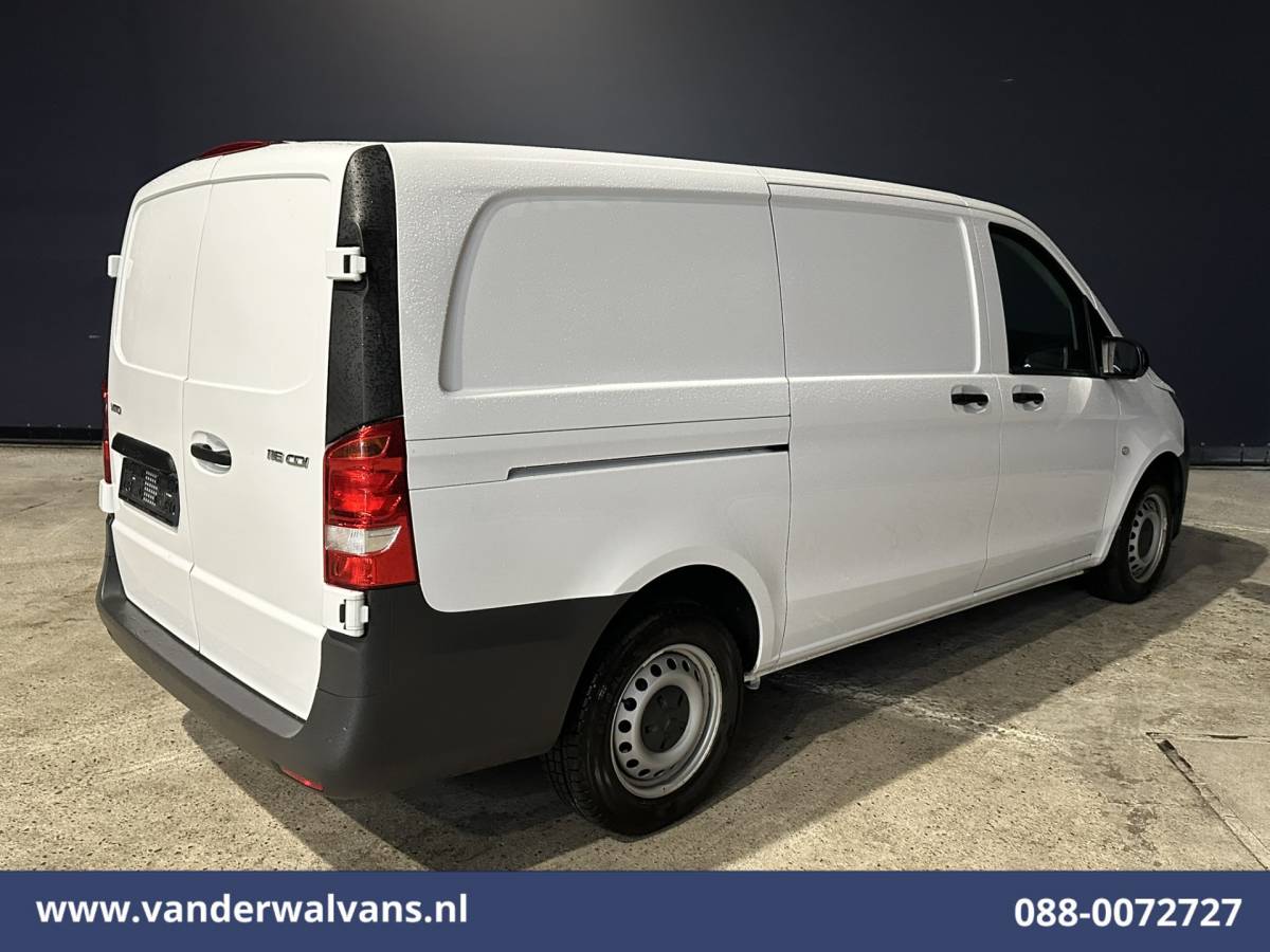 Mercedes-Benz Vito Mercedes-Benz Vito 116 CDI 164pk L2H1 Euro6 Airco | Camera | Apple Carplay | Cruisecontrol Android Auto, Bijrijdersbank