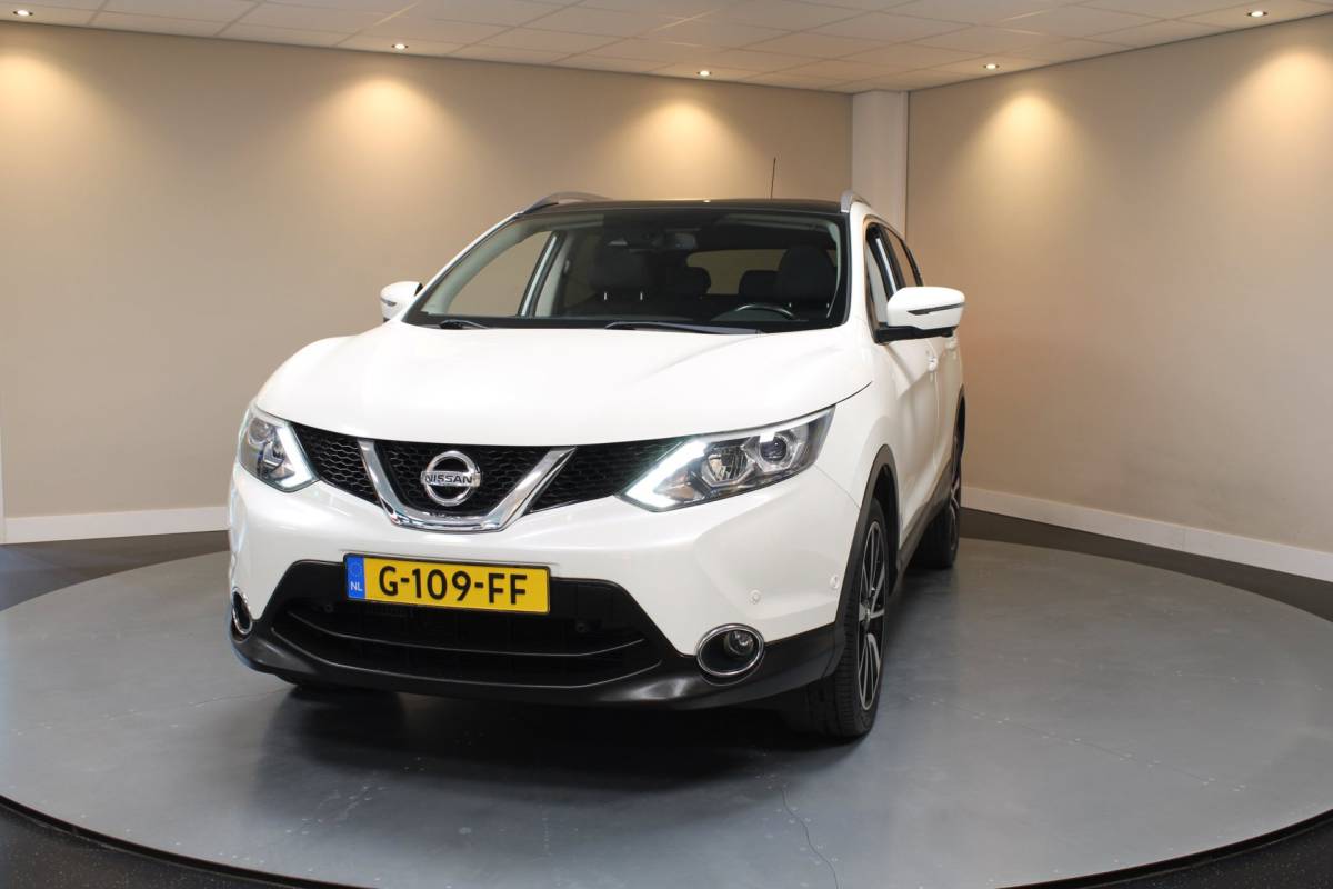 Nissan QASHQAI Nissan Qashqai 1.2 Tekna + *Pano* Stoelverw.|360’Camera|Navi|Cruise|DAB|19”|BT|Lane-Assist|Blind-spot