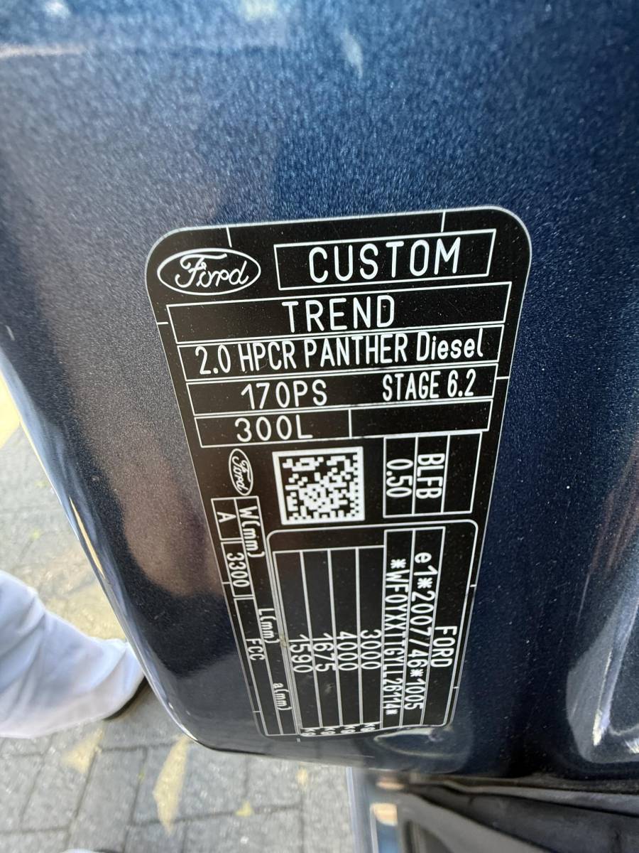 Ford Transit Custom Ford Transit Custom 300 2.0 TDCI L2H1 Trend