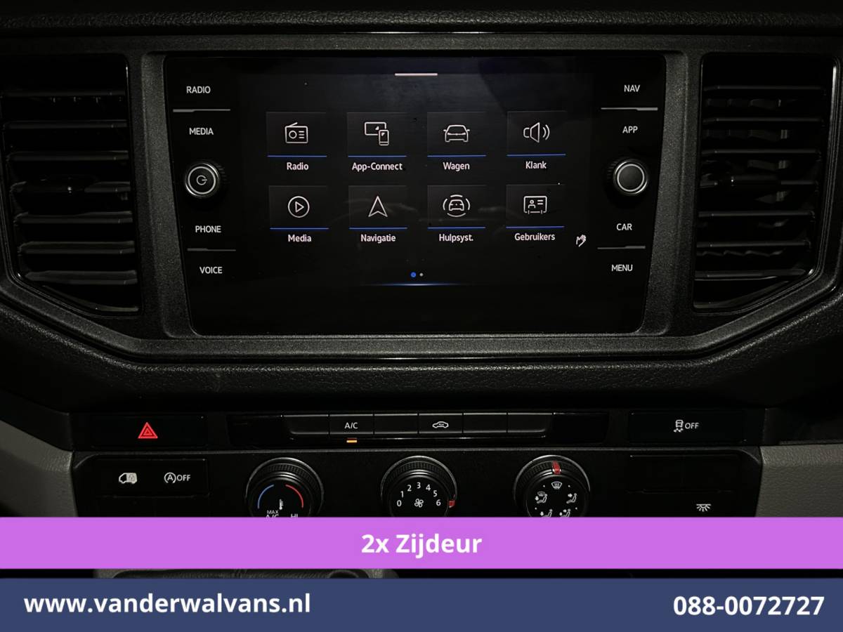 Volkswagen Crafter Volkswagen Crafter 2.0 TDI 177pk L3H3 L2H2 Euro6 Airco | 2x Zijdeur | Camera | Navigatie | Apple Carplay Android Auto, Bijrijdersbank
