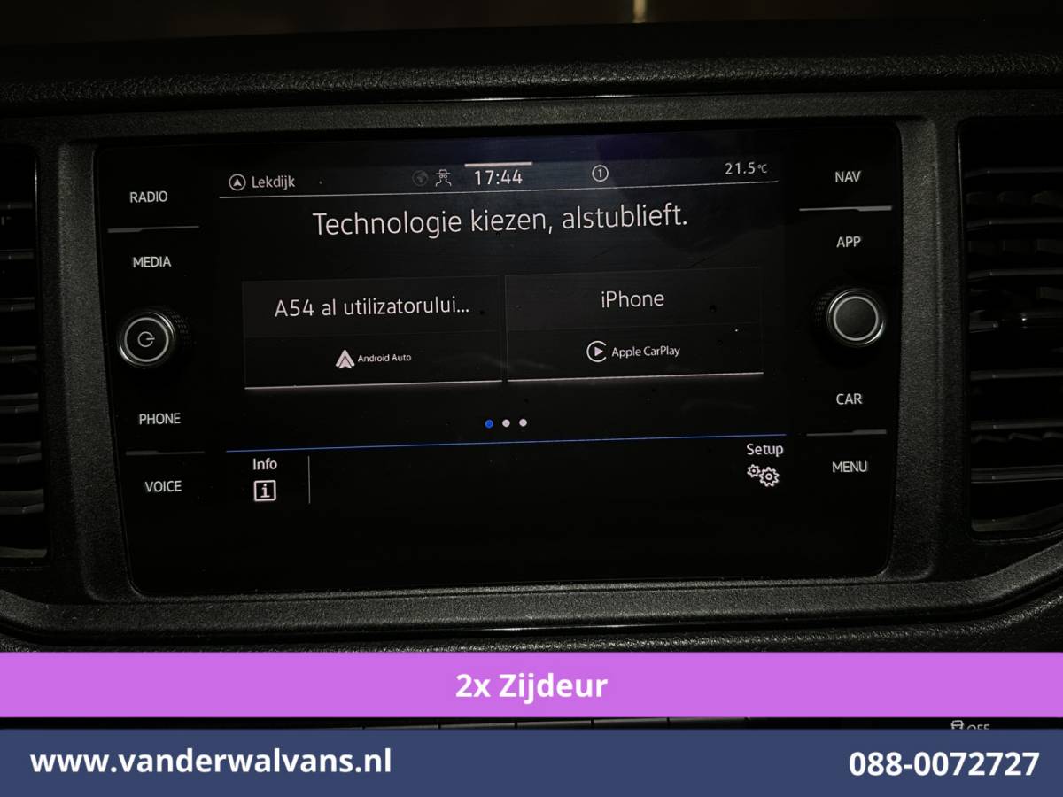 Volkswagen Crafter Volkswagen Crafter 2.0 TDI 177pk L3H3 L2H2 Euro6 Airco | 2x Zijdeur | Camera | Navigatie | Apple Carplay Android Auto, Bijrijdersbank